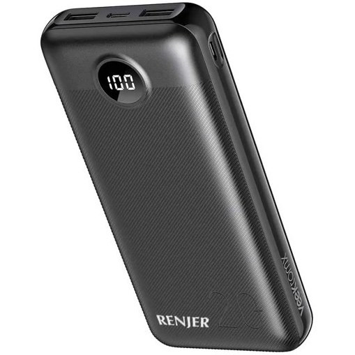 پاوربانک۲۰۰۰۰فست شارژ Renjer مدل RJ-S20