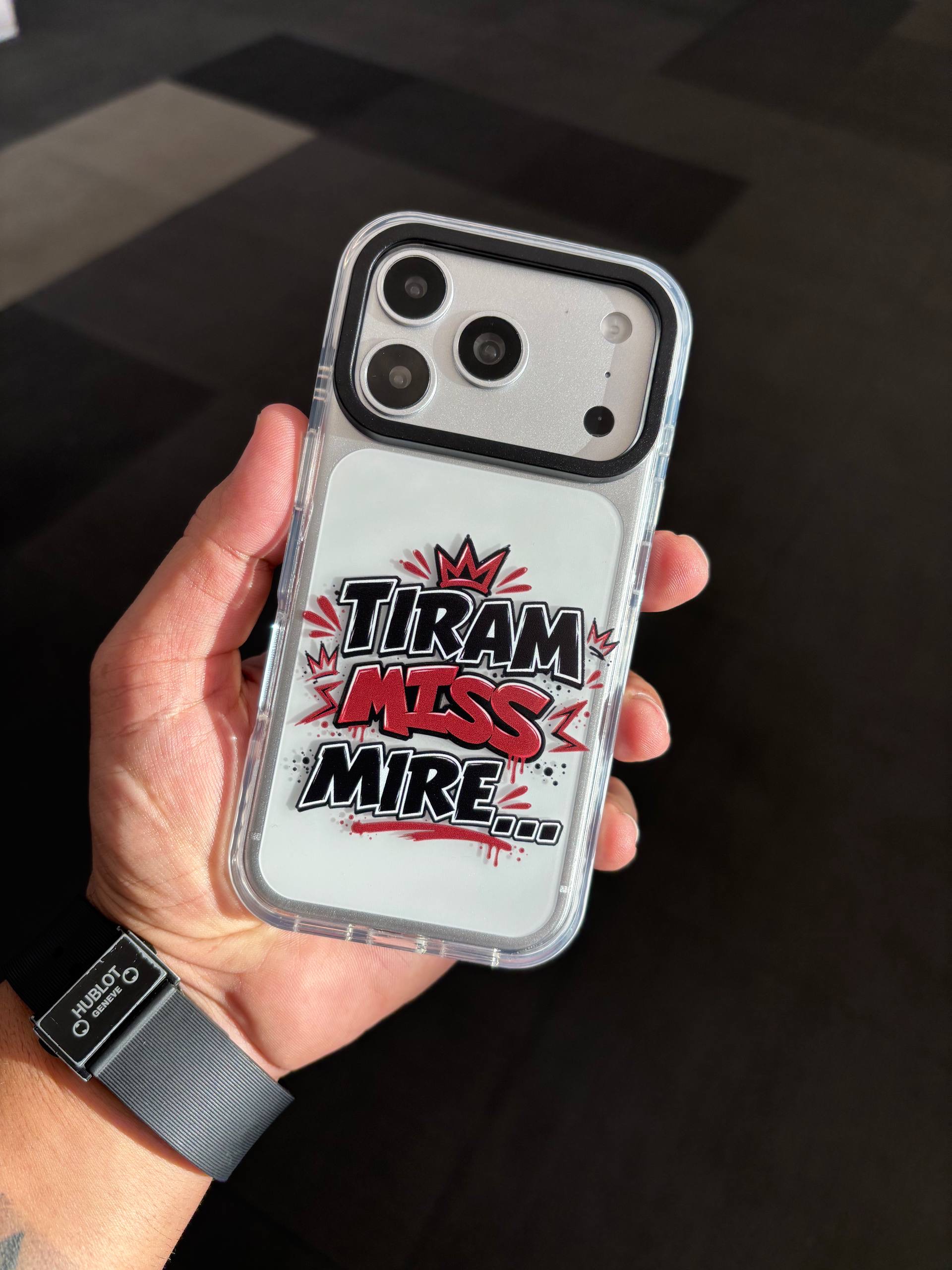 کاور ایفون آنتی شوک با طرح TIRAM Miss Mire🎯